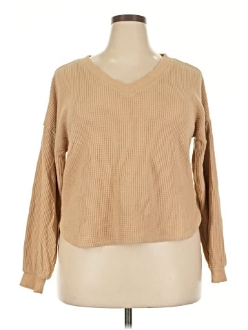 Madewell Waffle Knit V-Neck Long-Sleeve Sweater (view 1)