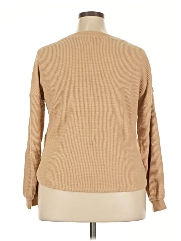 Madewell Waffle Knit V-Neck Long-Sleeve Sweater (view 2)
