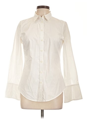 Banana Republic Factory Store Long Sleeve Button-Down Shirt (view 1)