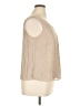 Dana Kay 100% Polyester Solid Tan Sleeveless Blouse Size 16 - photo 4