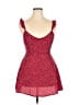 Unbranded 100% Polyester Hearts Red Cocktail Dress Size L - photo 1