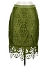 Ann Taylor 100% Polyester Green Formal Skirt Size 8 - photo 1