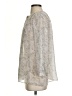 Uniqlo 100% Polyester Paisley Ivory 3/4 Sleeve Blouse Size XS - photo 5