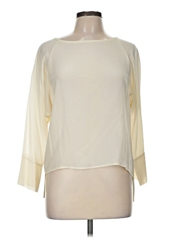 Sunday in Brooklyn 3/4 Sleeve Silk Top (view 1)
