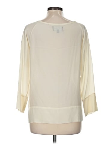 Sunday in Brooklyn 3/4 Sleeve Silk Top (view 2)