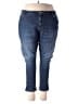 Cj Banks Solid Blue Jeans Size 22WP - photo 1