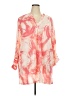New York Laundry 100% Polyester Pink Long Sleeve Blouse Size 2X - photo 1