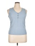 Unbranded Blue Sleeveless Top Size XL - photo 1