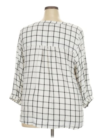 Wrangler Jeans Co 3/4 Sleeve Blouse (view 2)