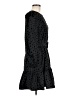 Express 100% Polyester Polka Dots Black Casual Dress Size M - photo 4