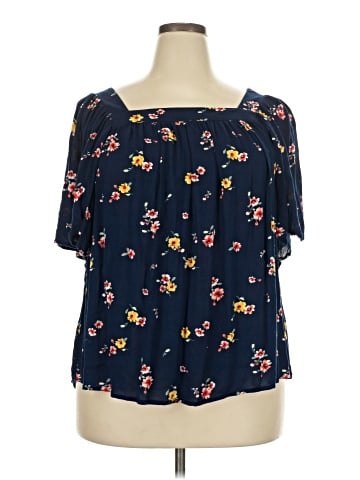 St. John's Bay Short Sleeve Blouse (view 1)