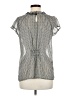 The Limited Gray Short Sleeve Blouse Size M - photo 2