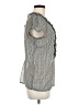 The Limited Gray Short Sleeve Blouse Size M - photo 4