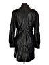 Avec Les Filles 100% Polyurethane Black Trenchcoat Size L - photo 2