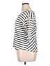 T by Talbots 100% Cotton Stripes White Cardigan Size XL (petite) - photo 5