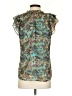 Tamara H. 100% Polyester Teal Sleeveless Blouse Size XS - photo 2