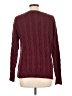 Lands' End 100% Cotton Burgundy Pullover Sweater Size L - photo 2