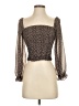 Kourt Brown 3/4 Sleeve Blouse Size XS - photo 1