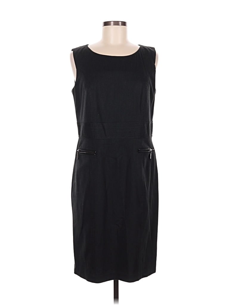 Pre-owned Style & Co Casual Dress In Black