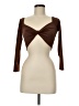 Shein Brown 3/4 Sleeve T-Shirt Size 6 - photo 1