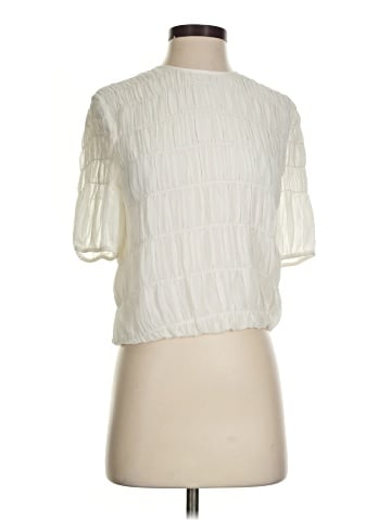 AYR Short Sleeve Silk Top (view 1)