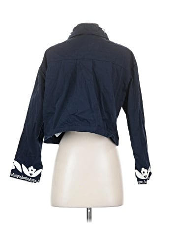 Cider 3/4 Sleeve Button-Down Shirt (view 2)