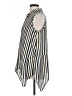 C established 1946 100% Polyester Stripes Silver Black Sleeveless Blouse Size L - photo 5