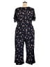 Kaileigh Floral Blue Jumpsuit Size 2X - photo 2