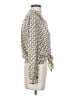 Sunday in Brooklyn 100% Polyester Animal Print Ivory Long Sleeve Blouse Size XS - photo 4