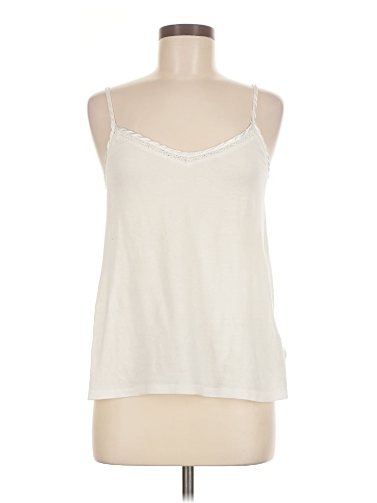 Pre-owned Roxy Tank Top Ivory Halter Neckline Tops