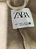 Zara 100% Polyester Tan Coat Size M - photo 6