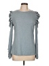 Shein Gray Long Sleeve Top Size 12 - photo 1