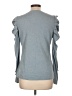 Shein Gray Long Sleeve Top Size 12 - photo 2