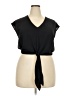 Prettygarden 100% Polyester Black Short Sleeve Top Size XXL - photo 1