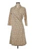J. McLaughlin Print Tan Casual Dress Size S - photo 1