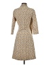 J. McLaughlin Print Tan Casual Dress Size S - photo 2