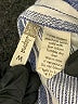 Japna Stripes Blue Short Sleeve Blouse Size M - photo 7