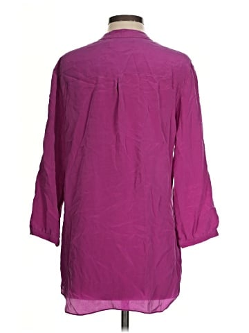 Amanda Uprichard 3/4 Sleeve Silk Top (view 2)
