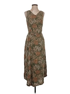 snake print green dress Cabana Life - Floral Short Sleeve Tiered Dress - Blue main image 0