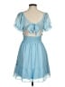 Assorted Brands Solid Blue Cocktail Dress Size M - photo 2