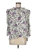 Rose + Olive 100% Polyester Floral Ivory 3/4 Sleeve Blouse Size M - photo 1
