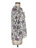 Rose + Olive 100% Polyester Floral Ivory 3/4 Sleeve Blouse Size M - photo 4