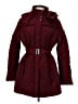 Nicole Miller 100% Polyester Burgundy Coat Size M - photo 1