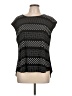 Elle Black Short Sleeve Top Size L - photo 1