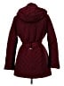 Nicole Miller 100% Polyester Burgundy Coat Size M - photo 2