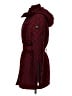 Nicole Miller 100% Polyester Burgundy Coat Size M - photo 5