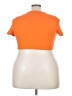 Shein Curve Orange Short Sleeve Top Size 4X - photo 2