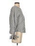 JOA 100% Cotton Gray Long Sleeve Blouse Size XS - photo 4
