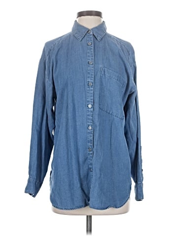 Ann Taylor LOFT Outlet Long Sleeve Button-Down Shirt (view 1)