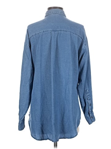 Ann Taylor LOFT Outlet Long Sleeve Button-Down Shirt (view 2)